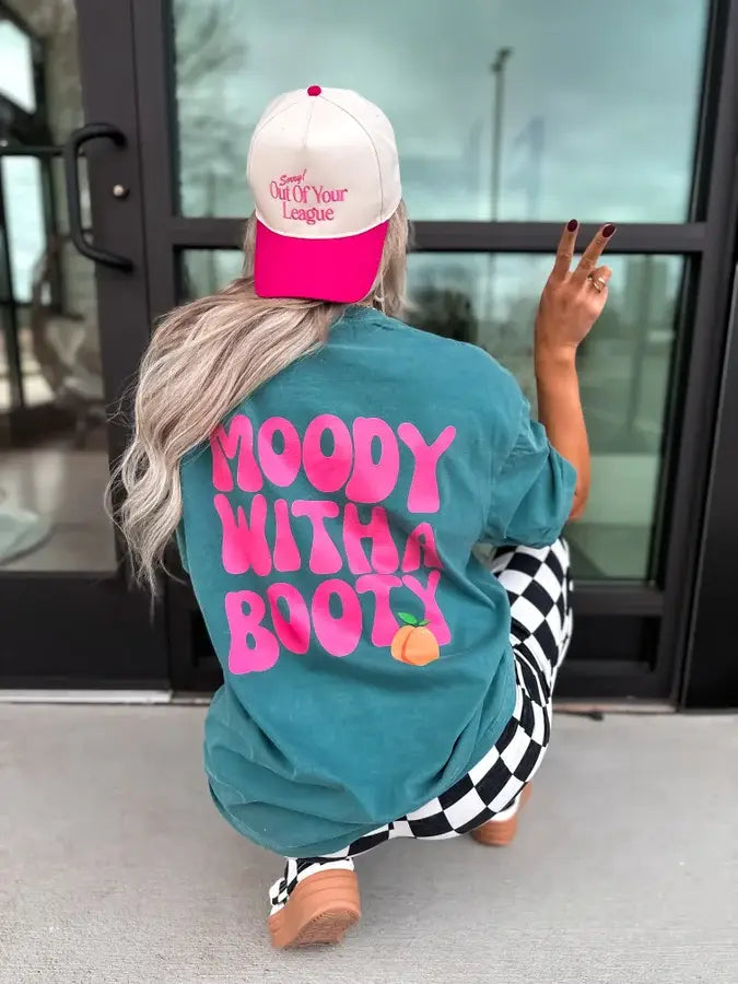 Moody With A Booty Emerald Graphic Tee