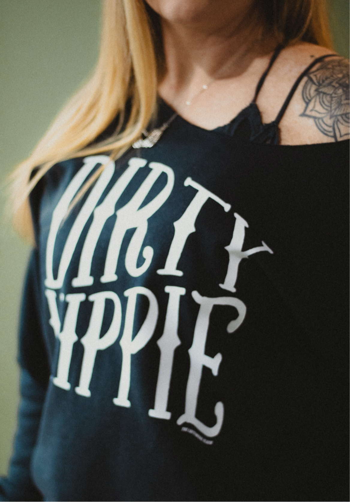 Dirty Hippie Black Sweatshirt