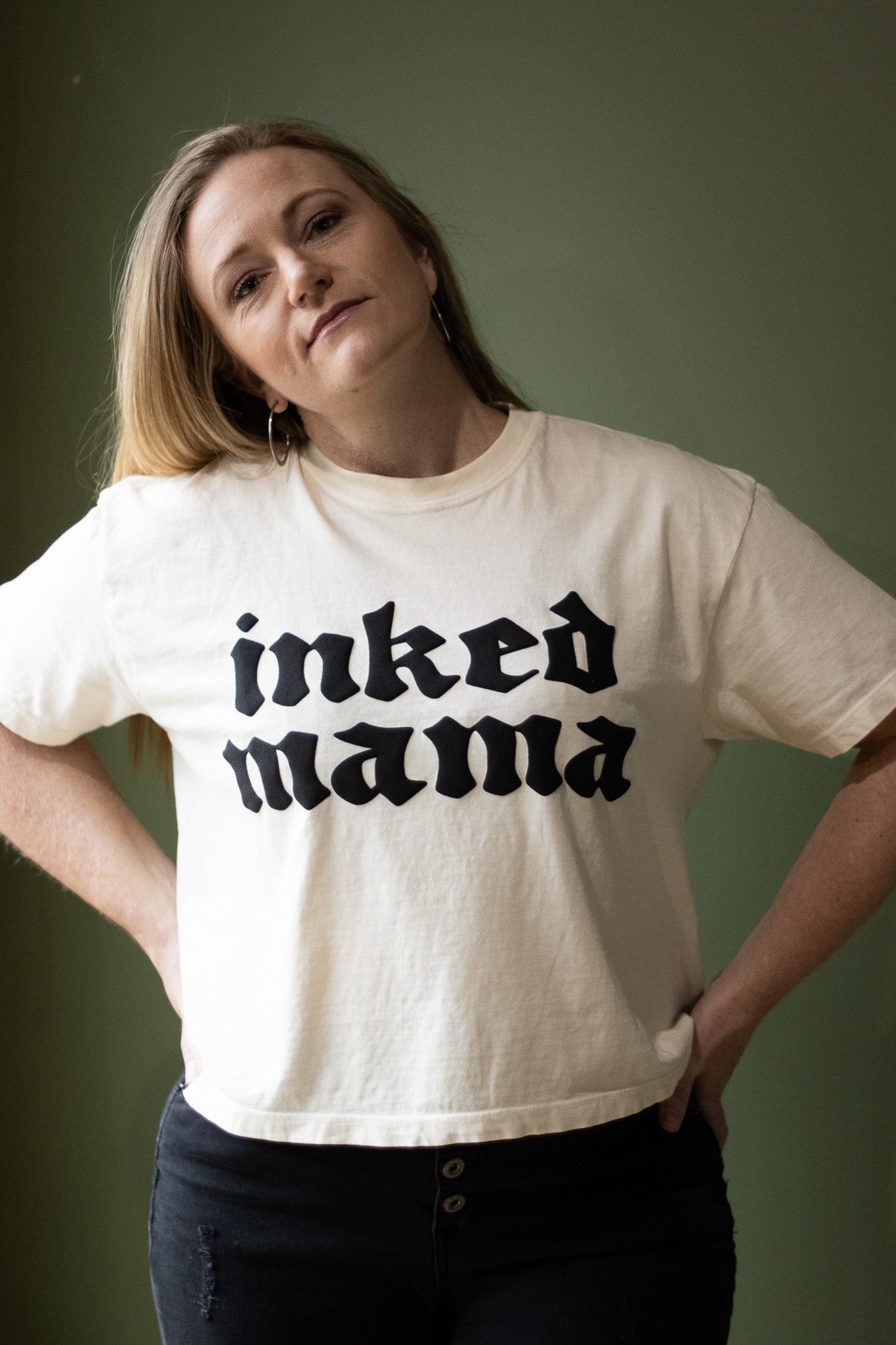 Inked Mama Ivory Graphic Tee