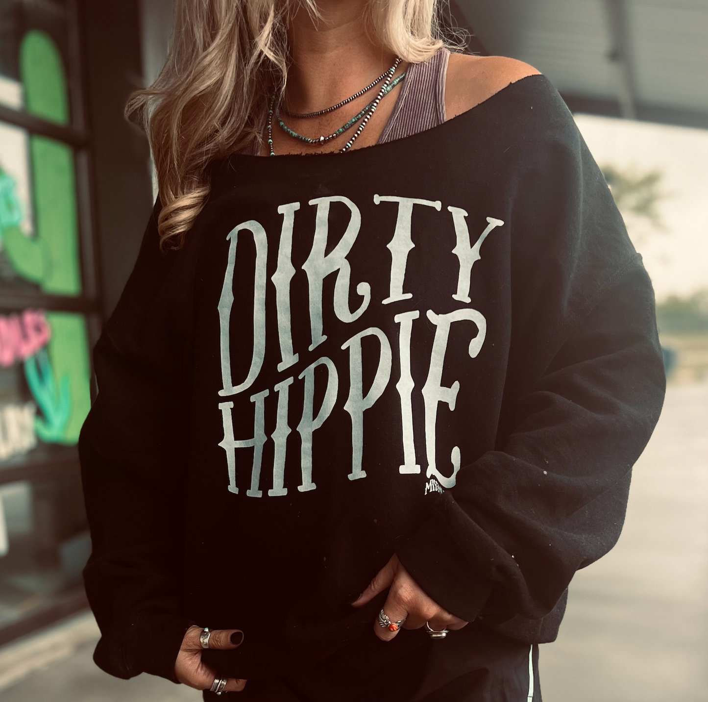 Dirty Hippie Black Sweatshirt